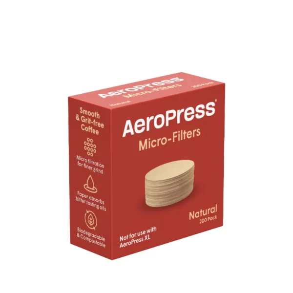 AeroPress · Filtros de papel naturales (200 uds)